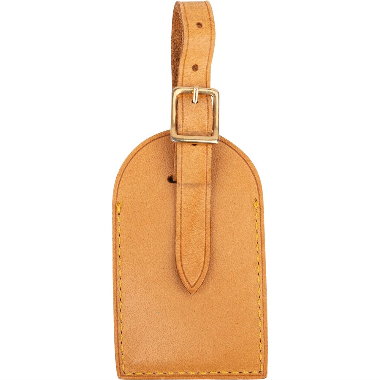Louis Vuitton Louis Vuitton Vachetta Leather Luggage Tag Bruin