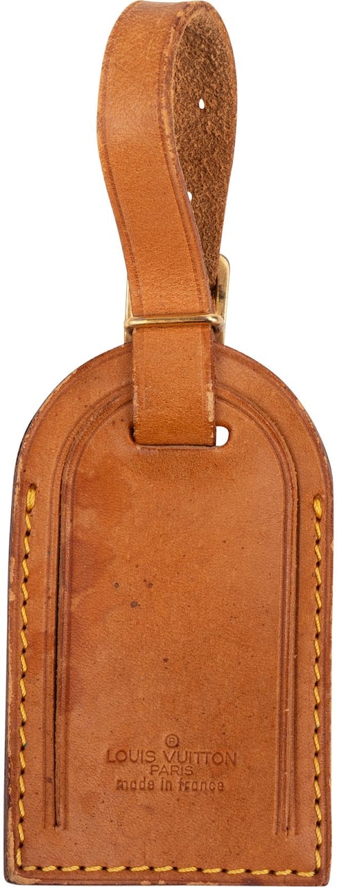 Louis Vuitton Louis Vuitton Vachetta Leather Luggage Tag Bruin