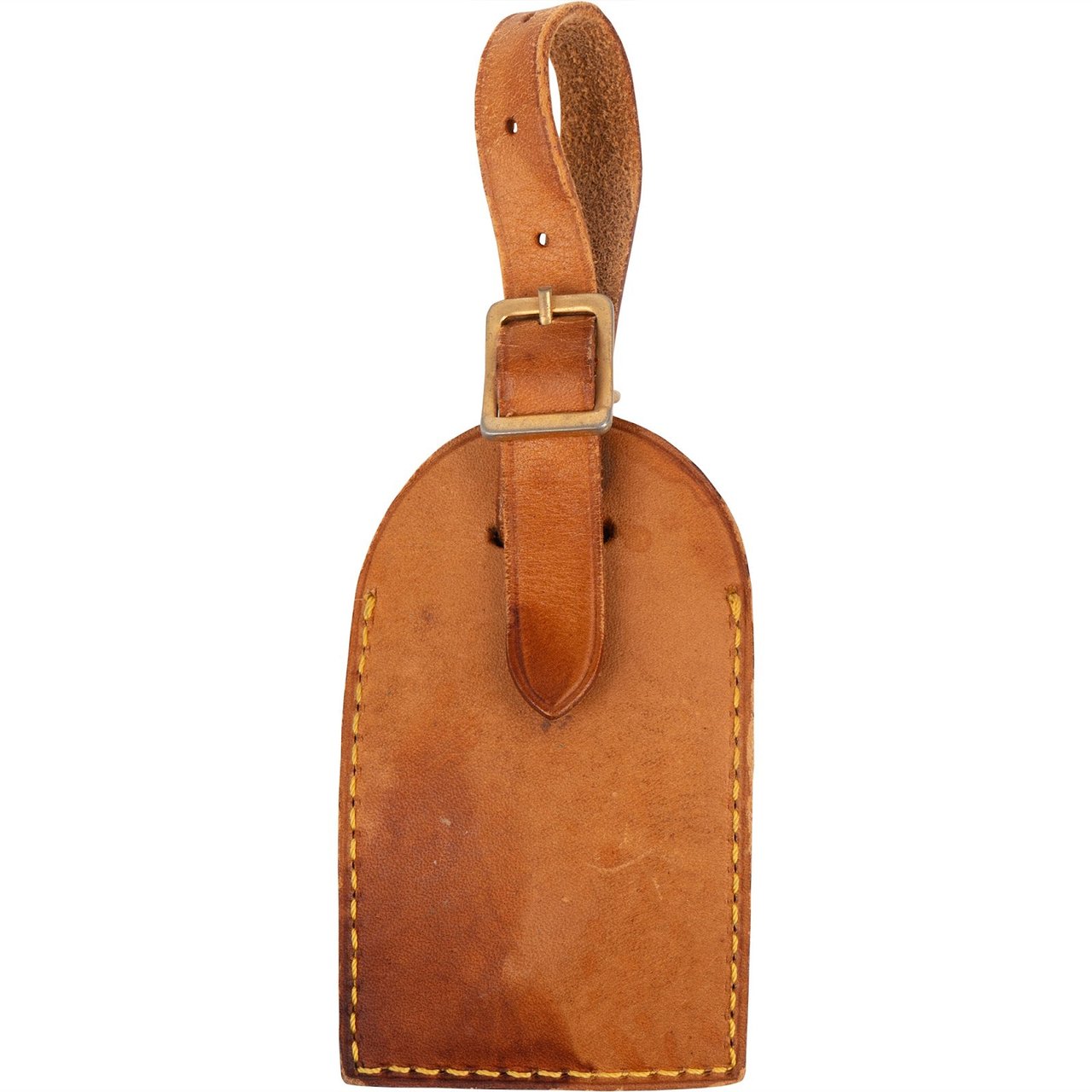 Louis Vuitton Louis Vuitton Vachetta Leather Luggage Tag Bruin