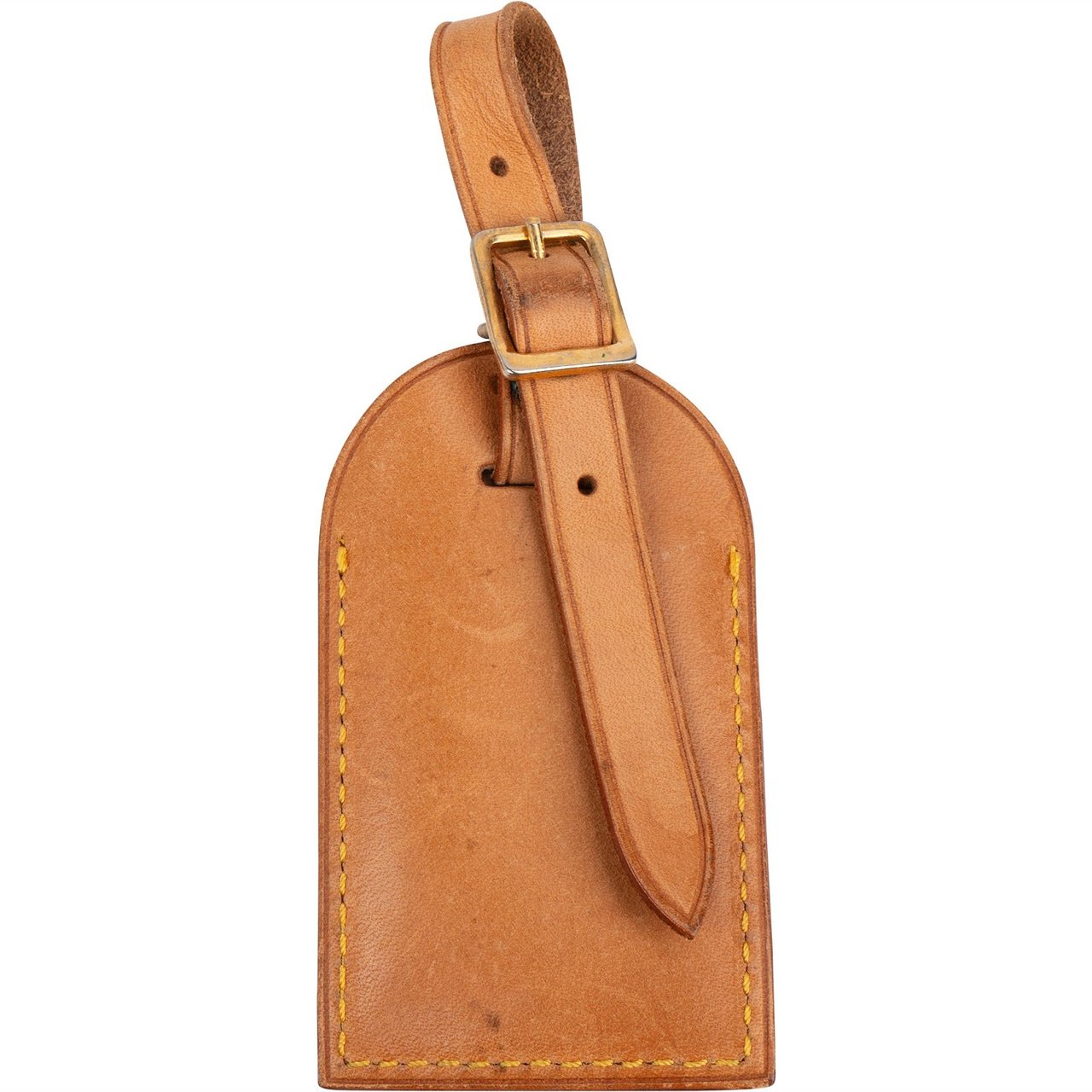 Louis Vuitton Louis Vuitton Vachetta Leather Luggage Tag Bruin