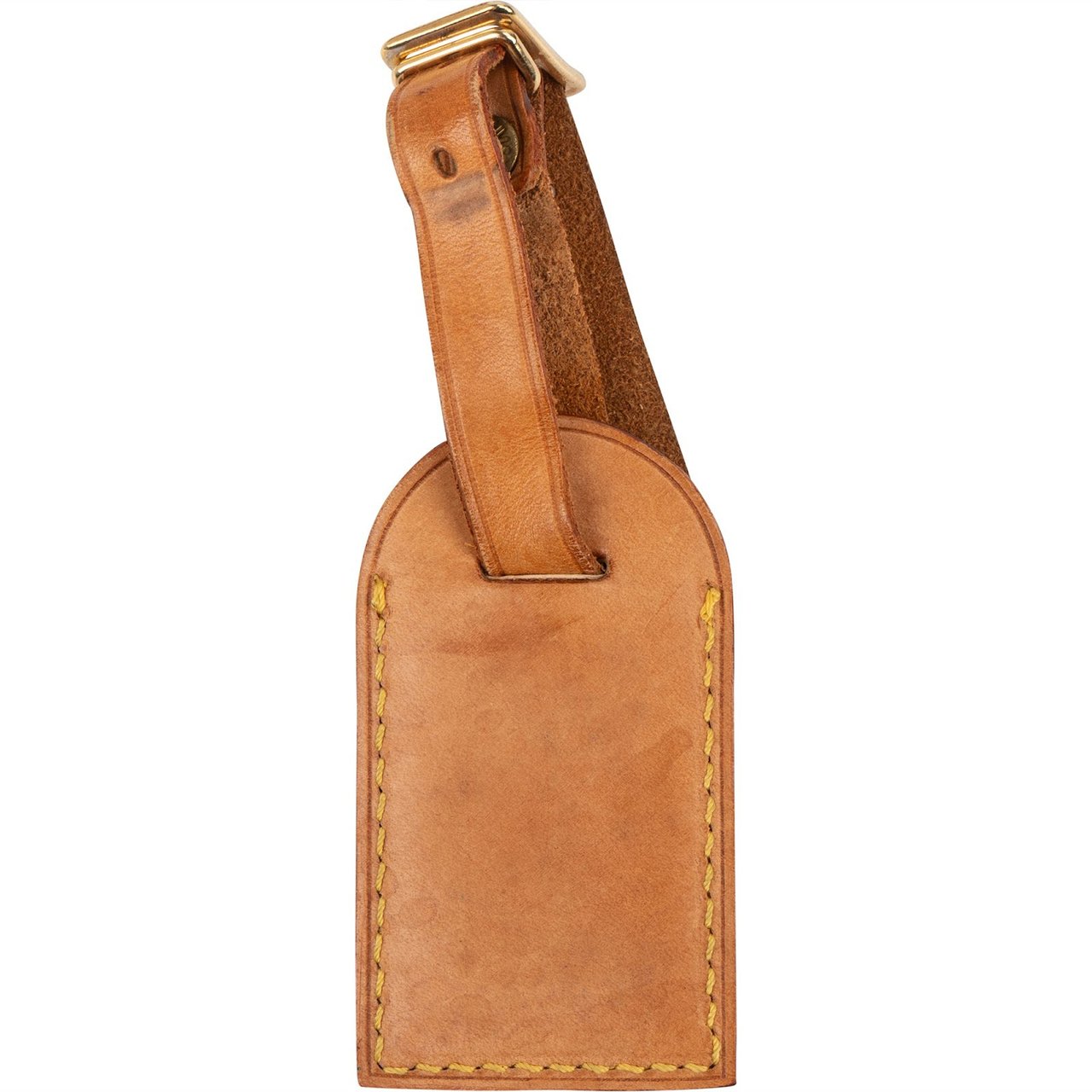 Louis Vuitton Louis Vuitton Vachetta Leather Luggage Tag Bruin