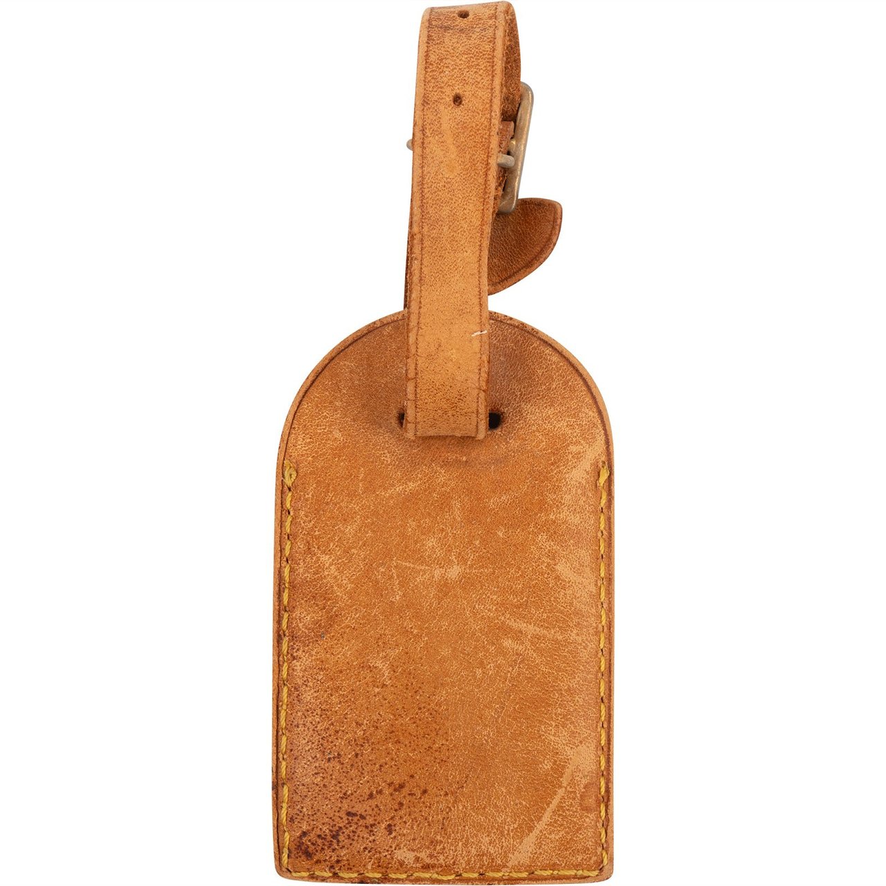 Louis Vuitton Louis Vuitton Vachetta Leather Luggage Tag Neutraal