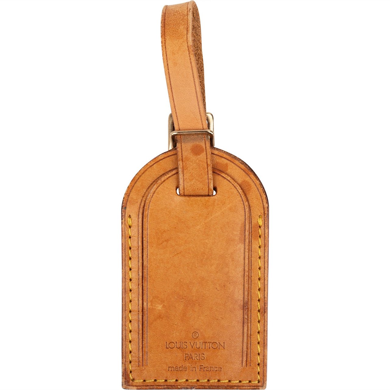 Louis Vuitton Louis Vuitton Vachetta Leather Luggage Tag Bruin