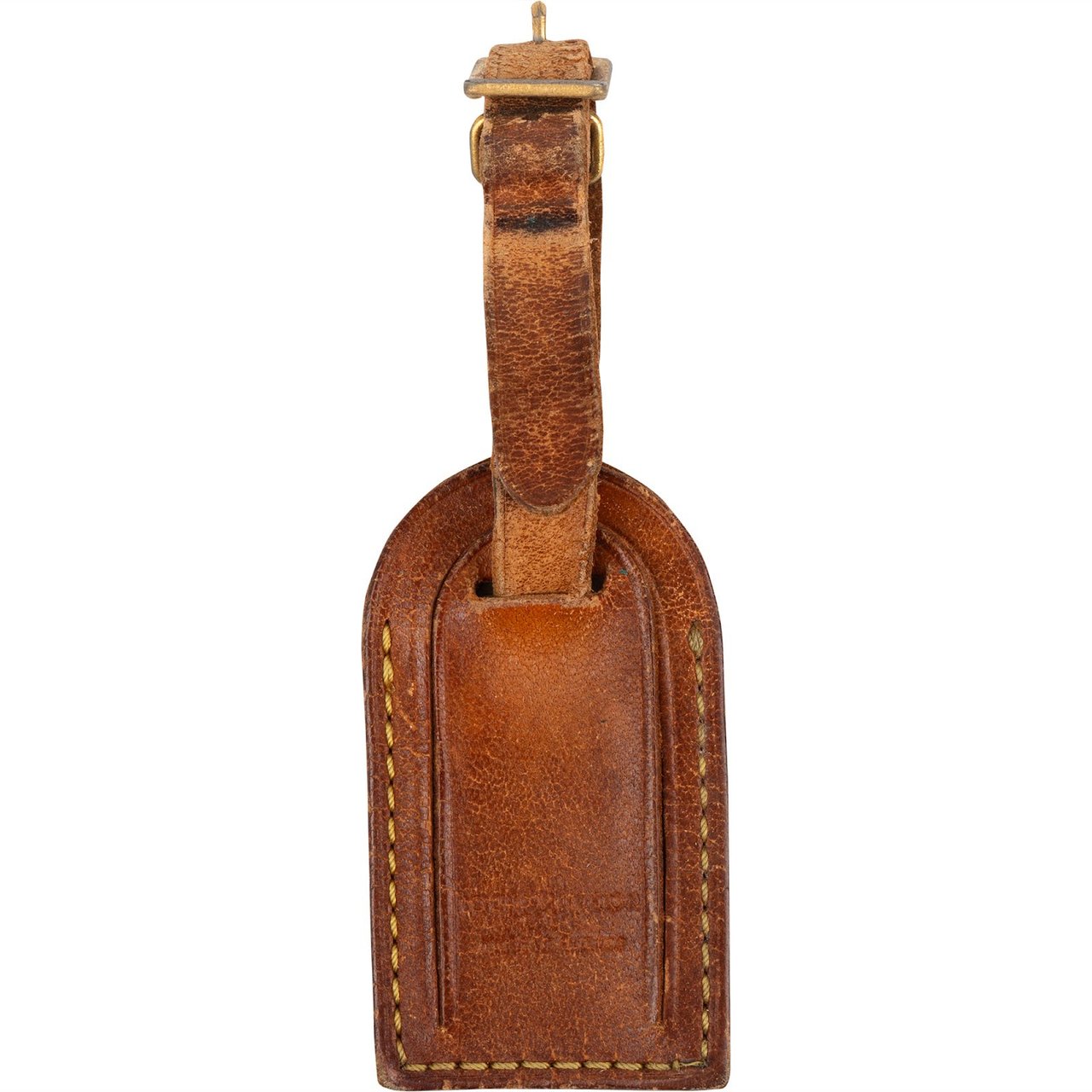 Louis Vuitton Louis Vuitton Vachetta Leather Luggage Tag Bruin