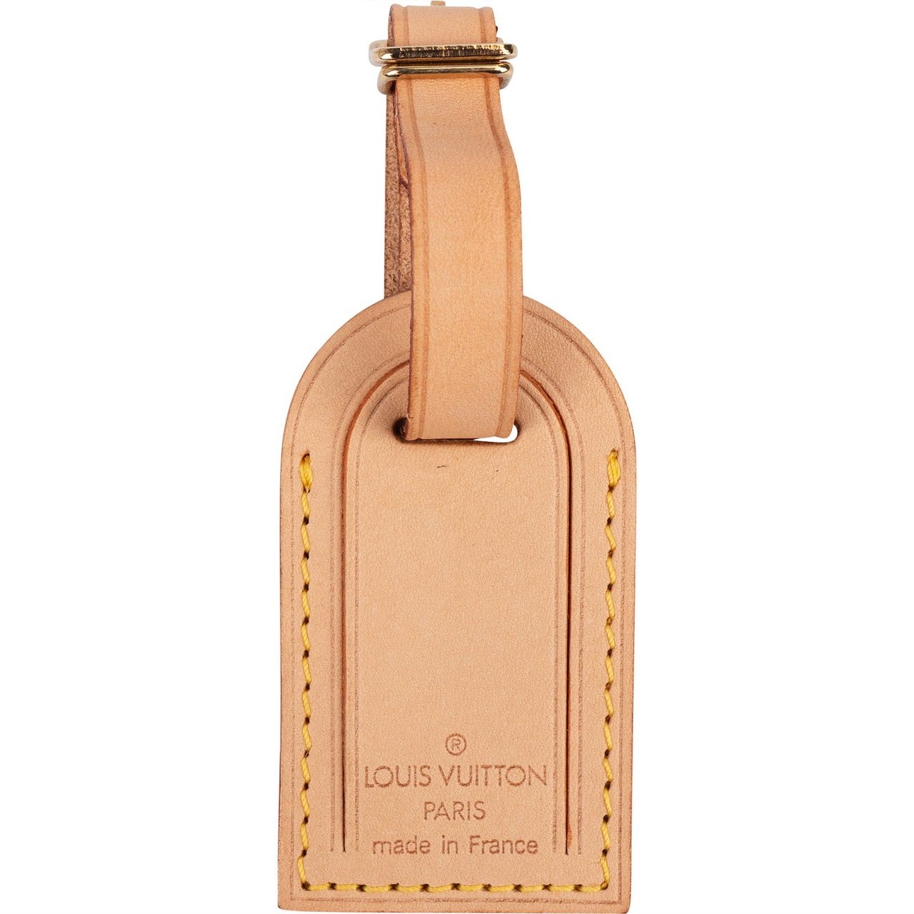 Louis Vuitton Louis Vuitton Vachetta Leather Luggage Tag Neutraal