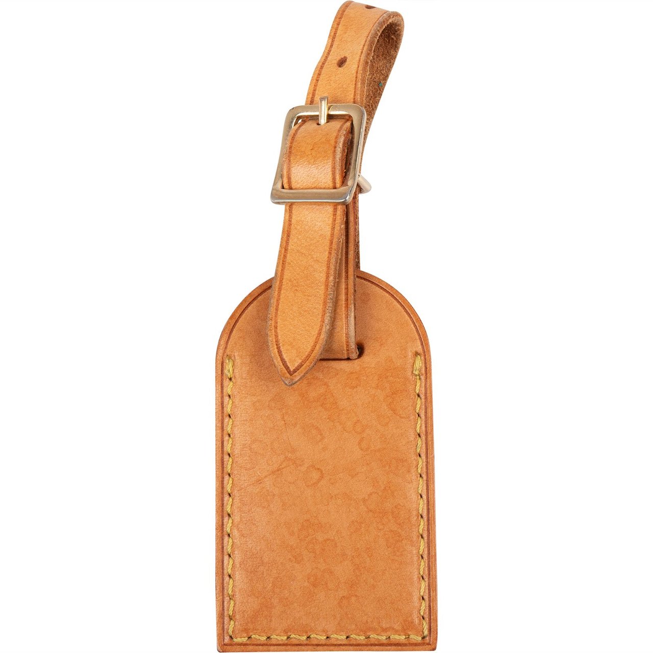 Louis Vuitton Louis Vuitton Vachetta Leather Luggage Tag Bruin