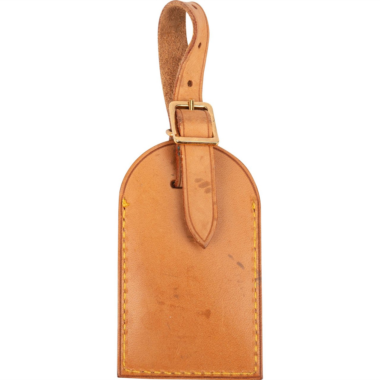 Louis Vuitton Louis Vuitton Vachetta Leather Luggage Tag Bruin