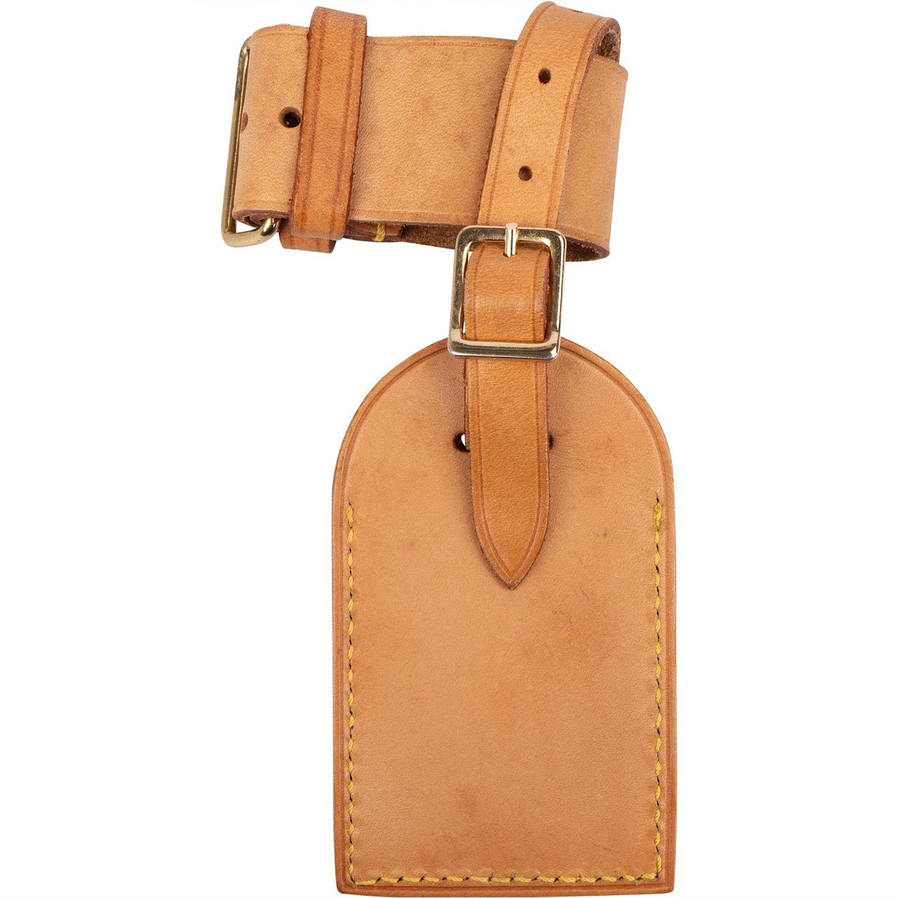 Louis Vuitton Louis Vuitton Vachetta Leather Luggage Tag Set Bruin