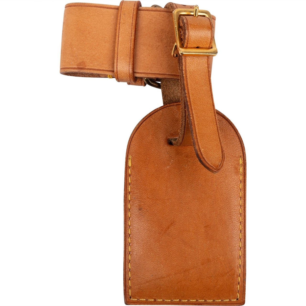 Louis Vuitton Louis Vuitton Vachetta Leather Luggage Tag Set Bruin