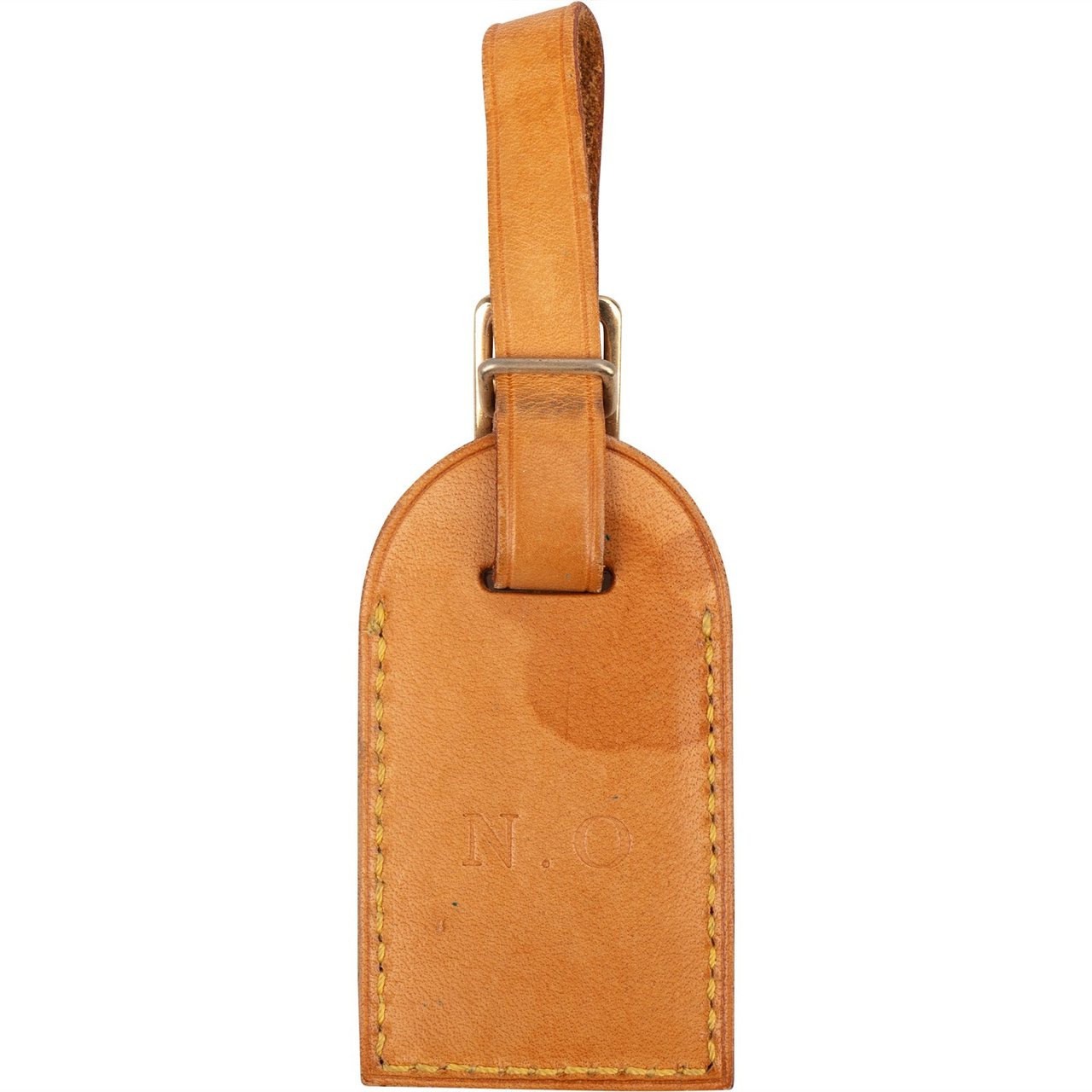 Louis Vuitton Louis Vuitton Vachetta Leather Luggage Tag Bruin