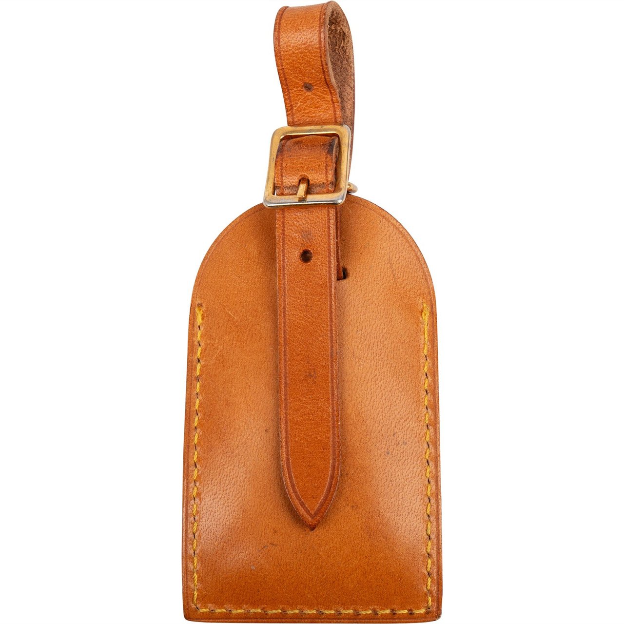 Louis Vuitton Louis Vuitton Vachetta Leather Luggage Tag Bruin