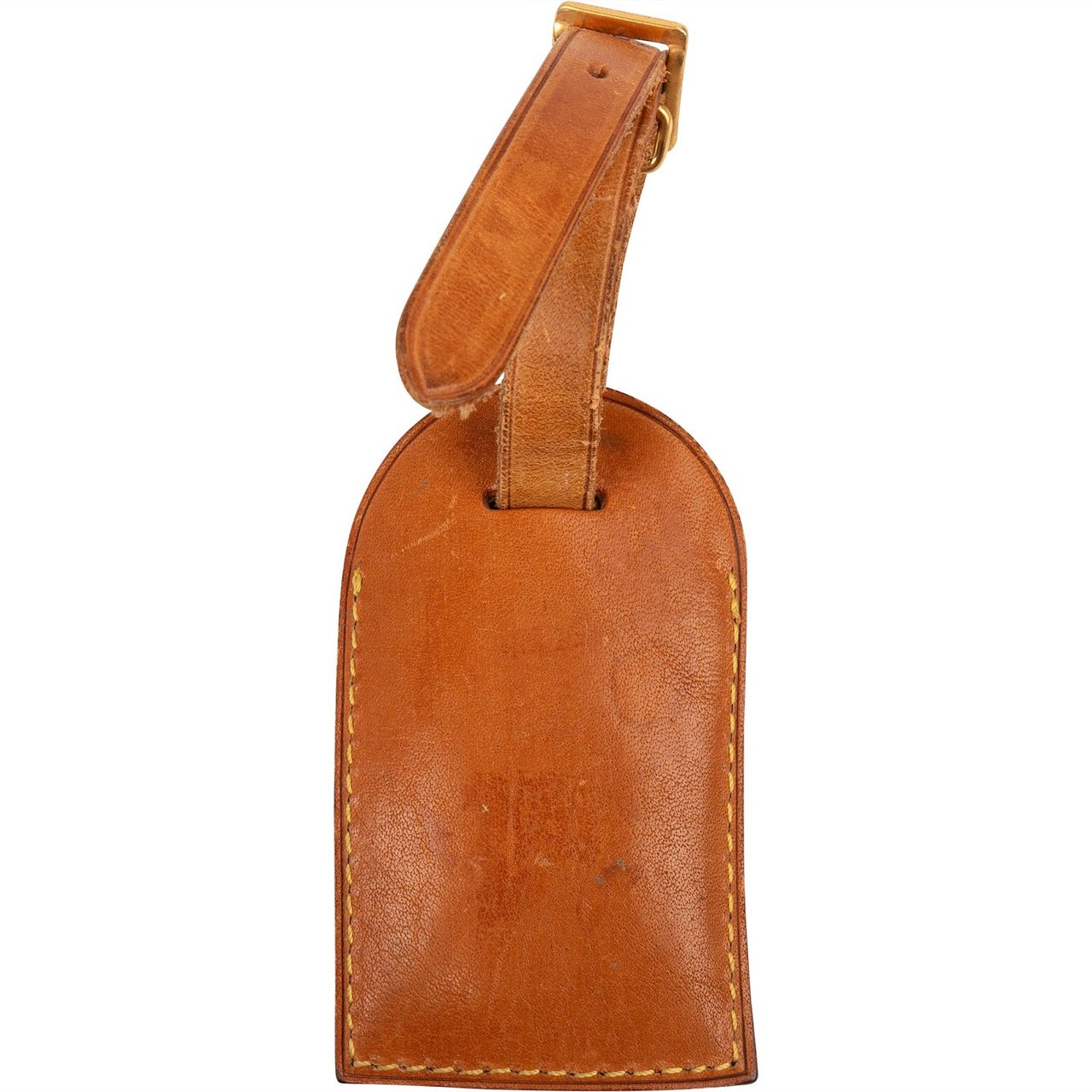 Louis Vuitton Louis Vuitton Vachetta Leather Luggage Tag Bruin