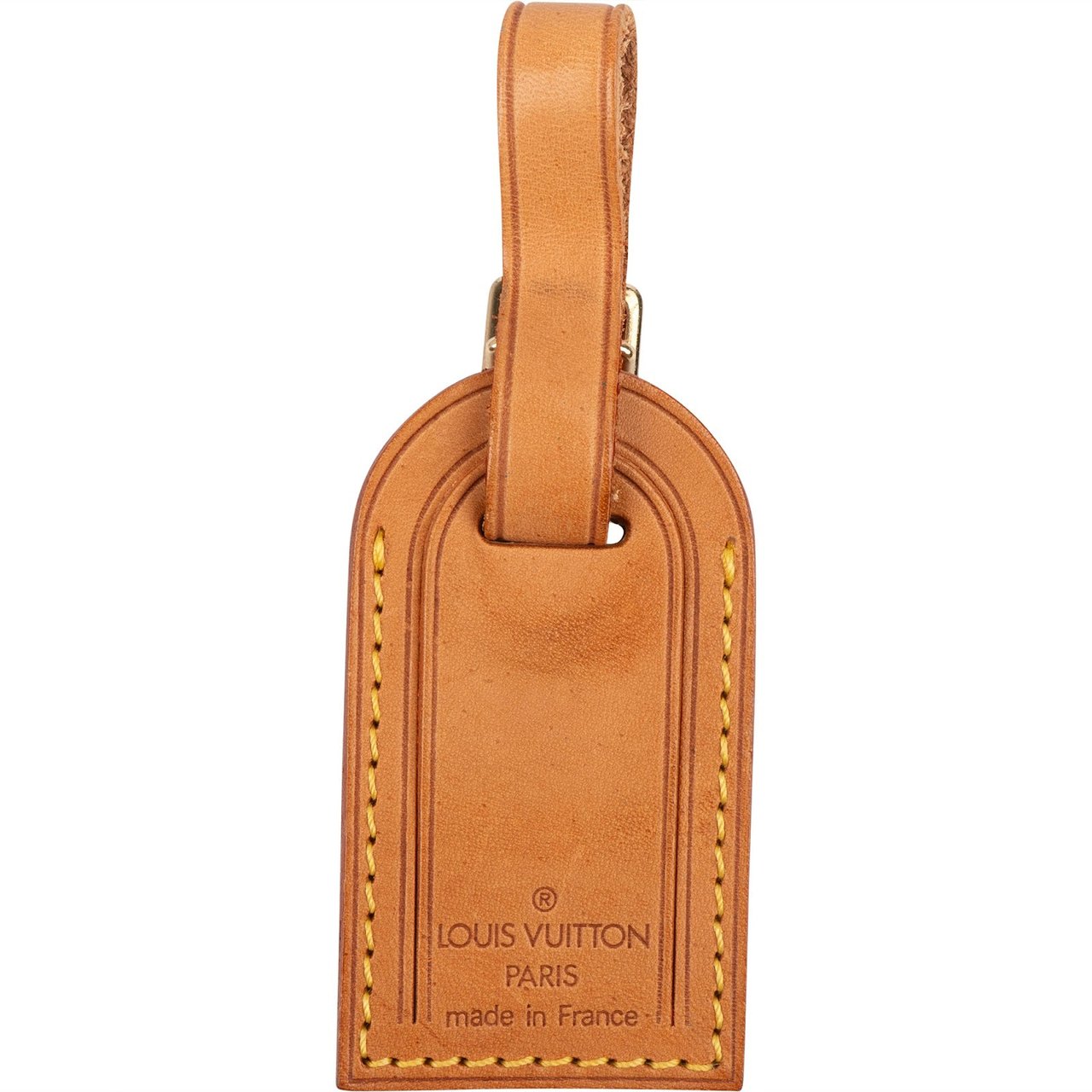 Louis Vuitton Louis Vuitton Vachetta Leather Luggage Tag Neutraal