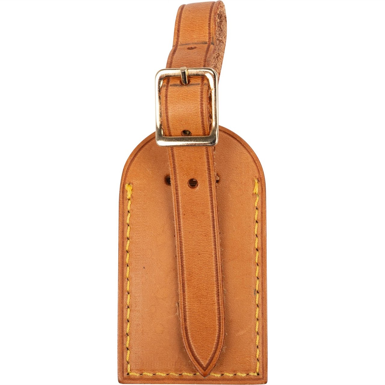 Louis Vuitton Louis Vuitton Vachetta Leather Luggage Tag Neutraal