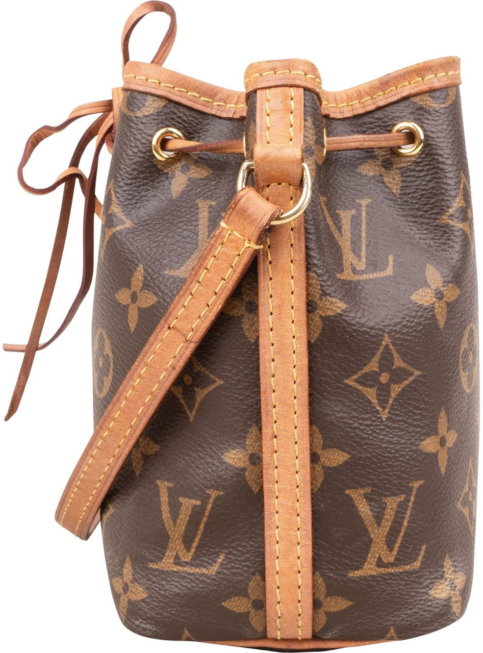 Louis Vuitton Louis Vuitton Monogram Canvas Nano Noé Crossbody Bag Bruin