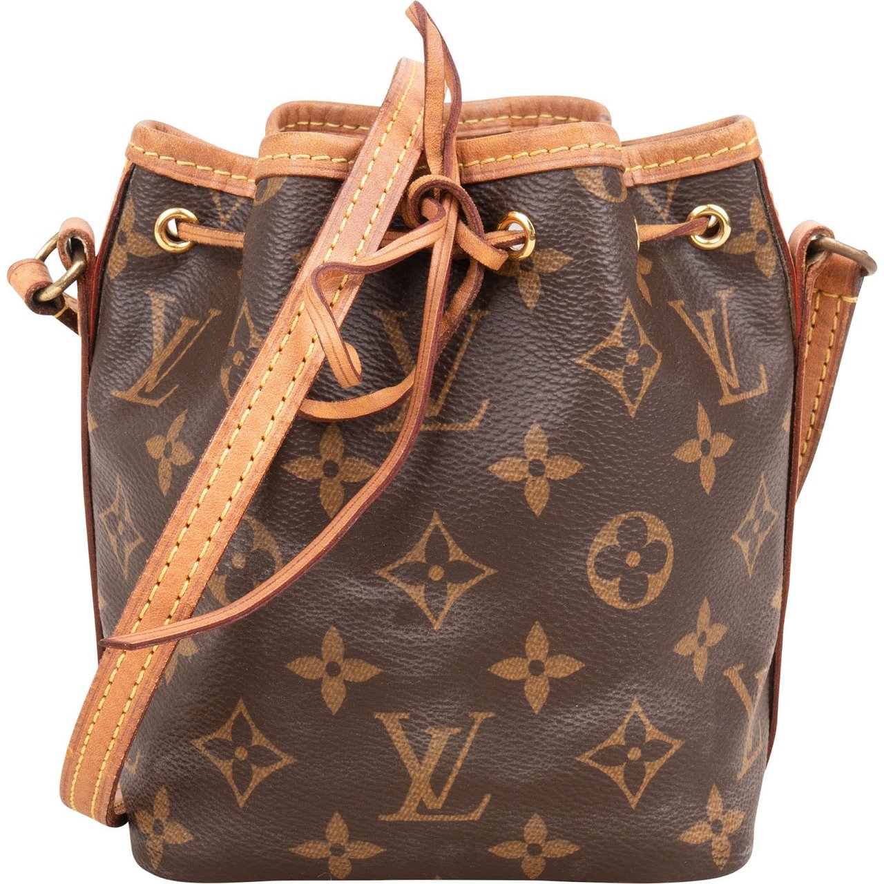 Louis Vuitton Louis Vuitton Monogram Canvas Nano Noé Crossbody Bag Bruin