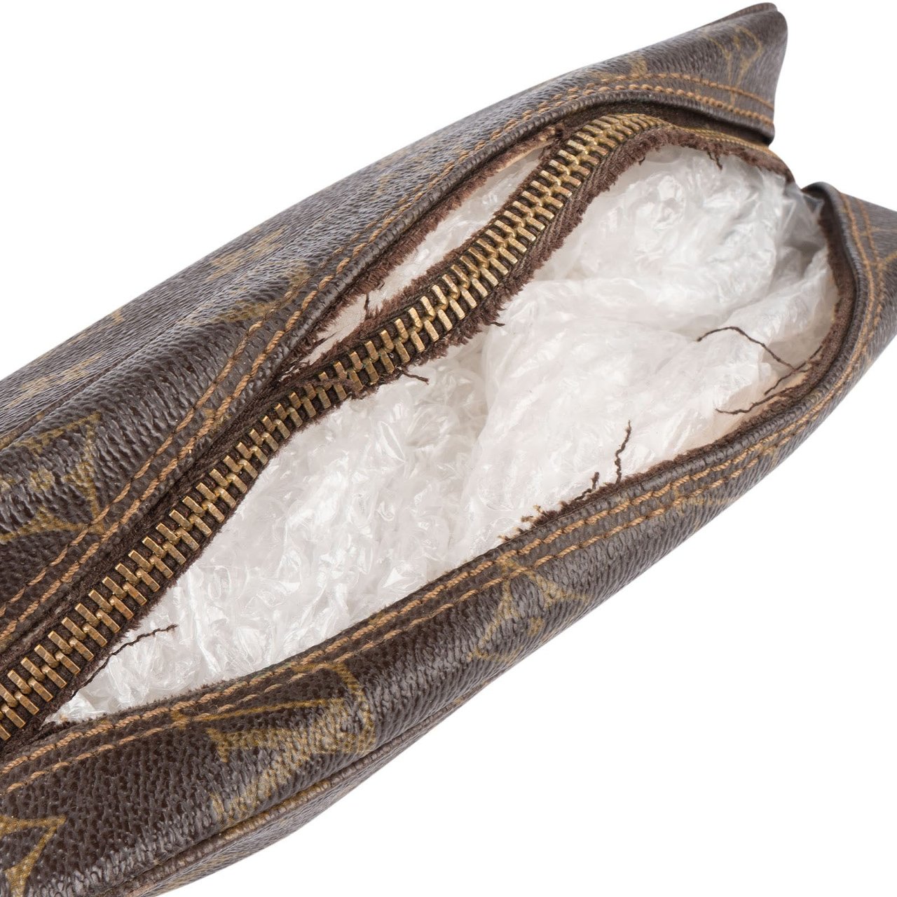 Louis Vuitton Louis Vuitton Monogram Canvas Trousse Toilette 23 Clutch Bruin