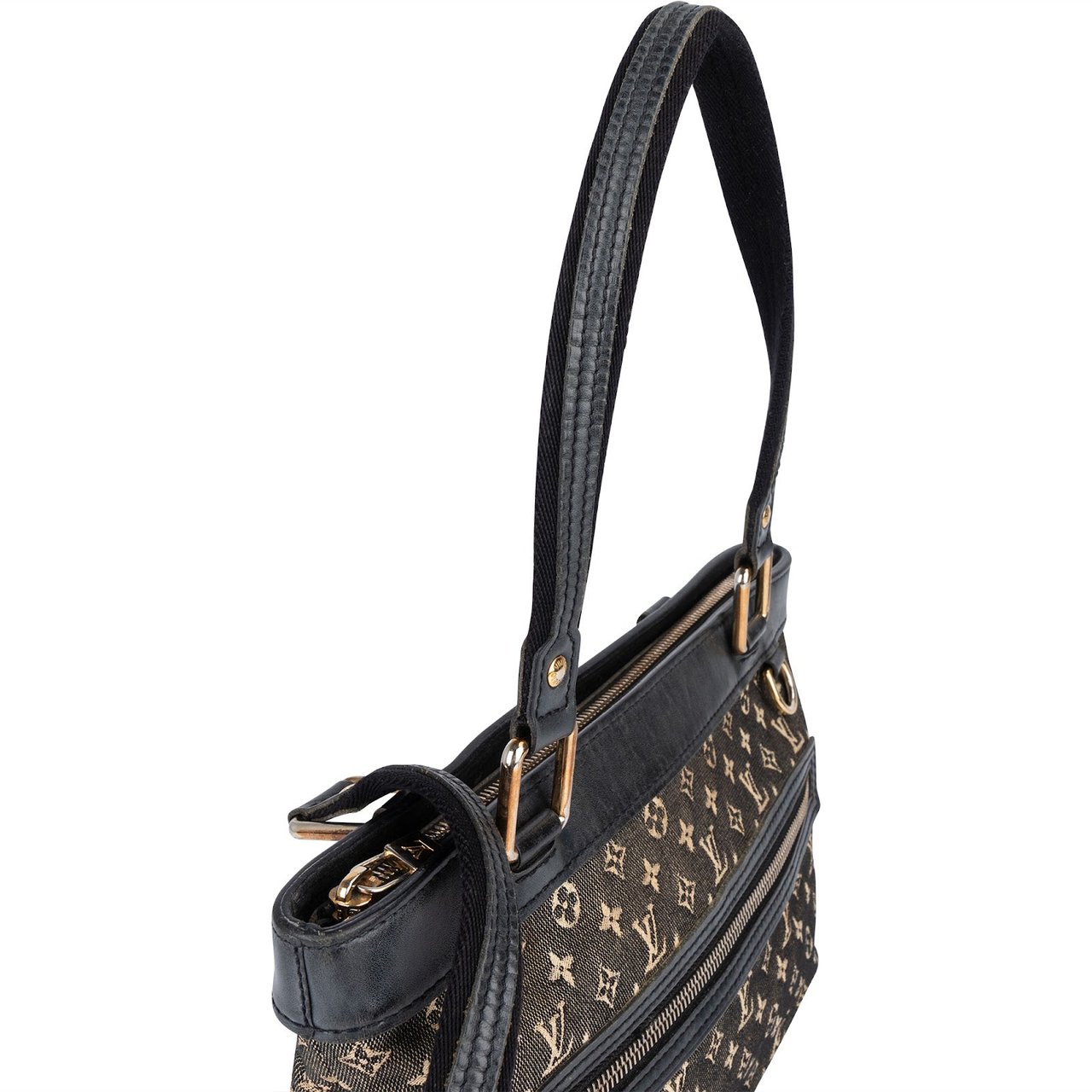 Louis Vuitton Louis Vuitton Monogram Mini Lin Lucille PM Shoulder Bag Zwart