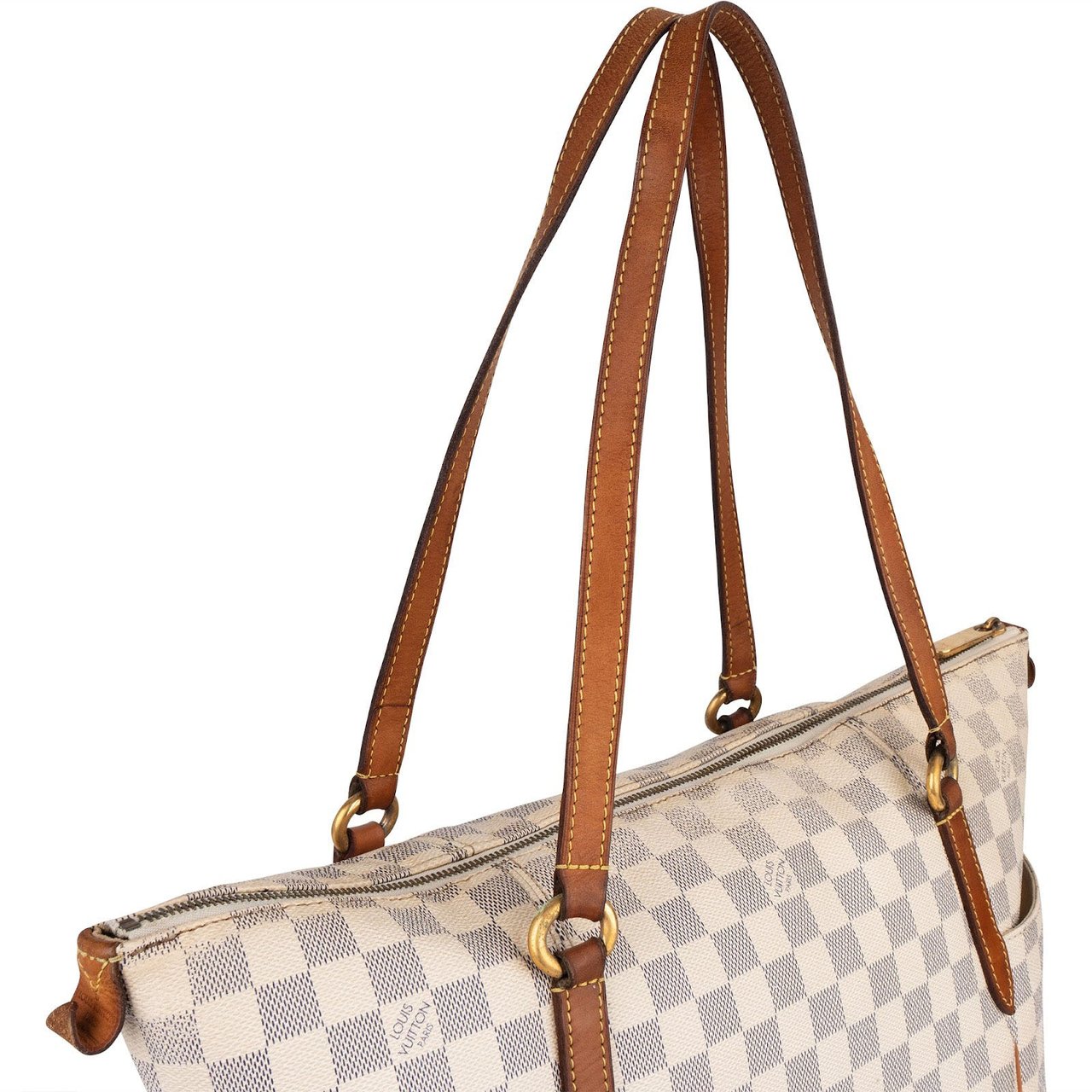 Louis Vuitton Louis Vuitton Monogram Damier Azur Canvas Totally GM Shoulder Bag Divers