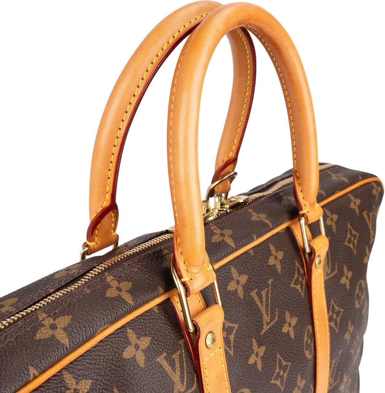 Louis Vuitton Louis Vuitton Monogram Canvas Porte-Documents Business Handbag Bruin