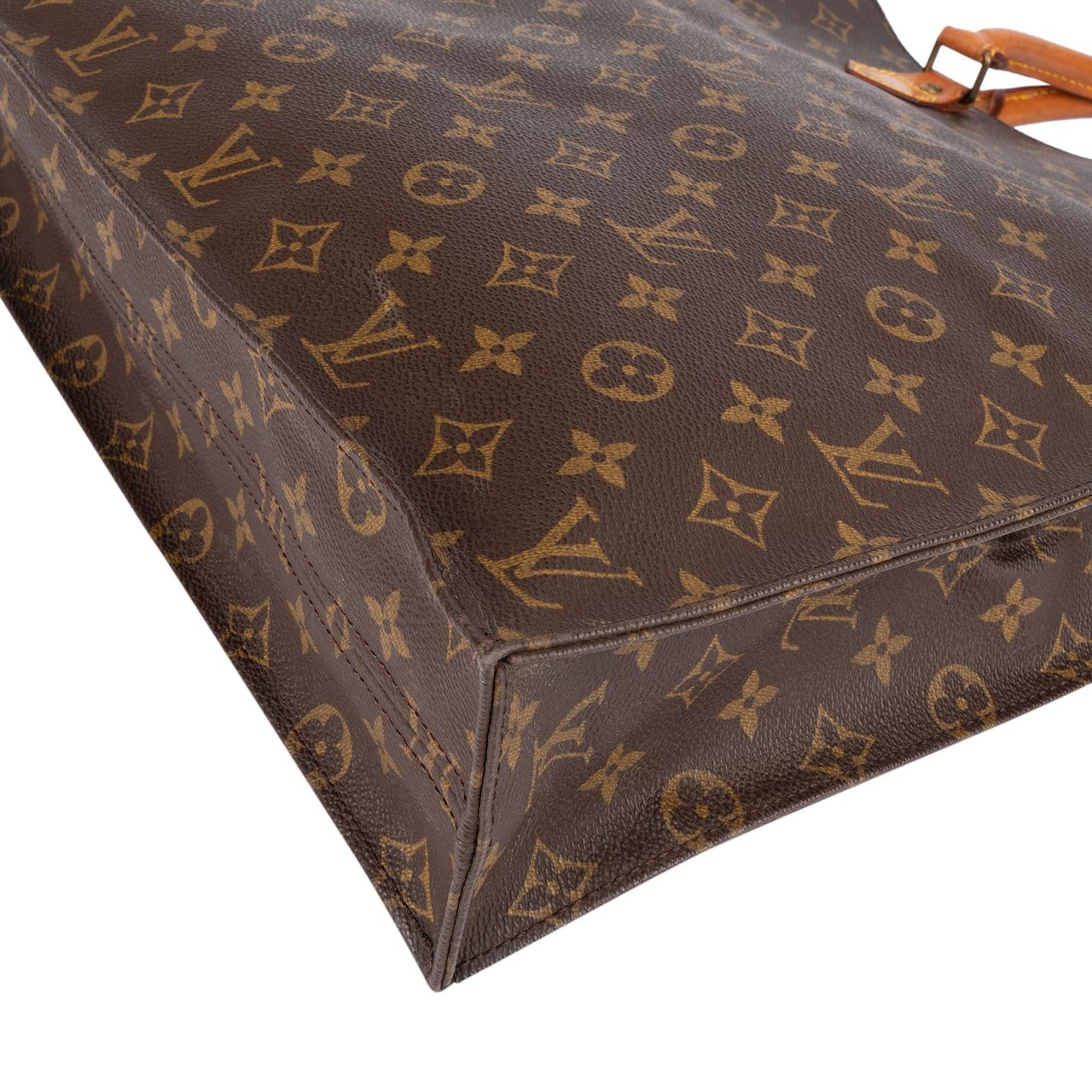 Louis Vuitton Louis Vuitton Monogram Canvas Sac Plat Handbag Bruin