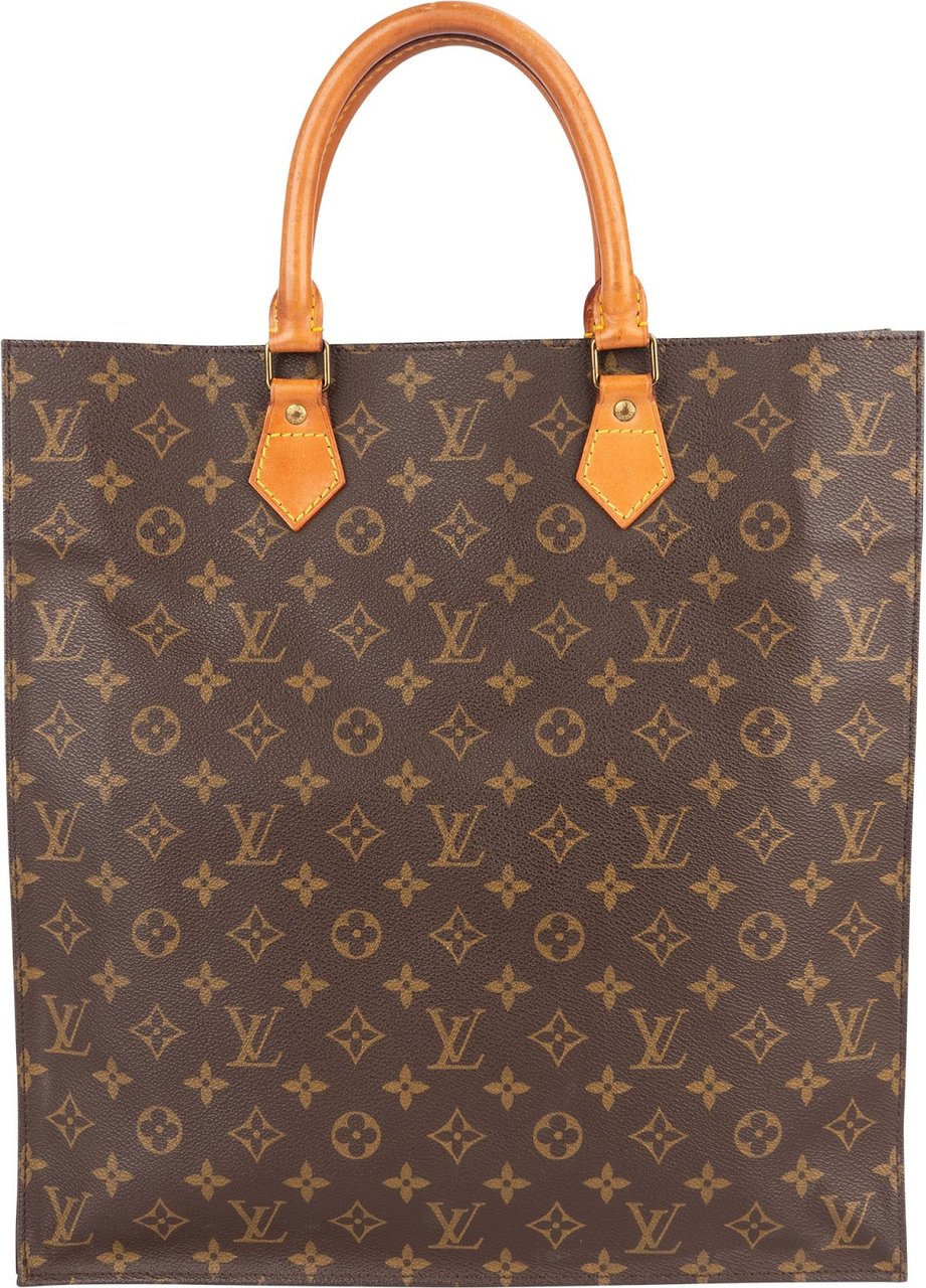 Louis Vuitton Louis Vuitton Monogram Canvas Sac Plat Handbag Bruin