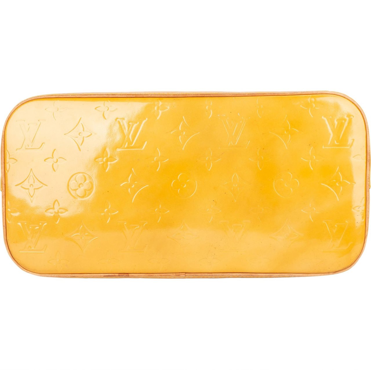 Louis Vuitton Louis Vuitton Monogram Vernis Leather Houston Handbag Geel