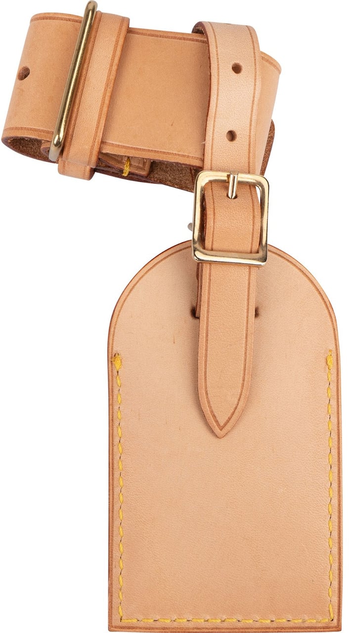 Louis Vuitton Louis Vuitton Vachetta Leather Luggage Tag Set Divers