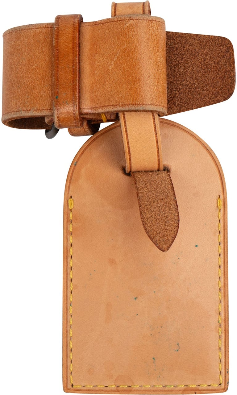 Louis Vuitton Vachetta Leather Luggage Tag Set (C.K.) Bruin