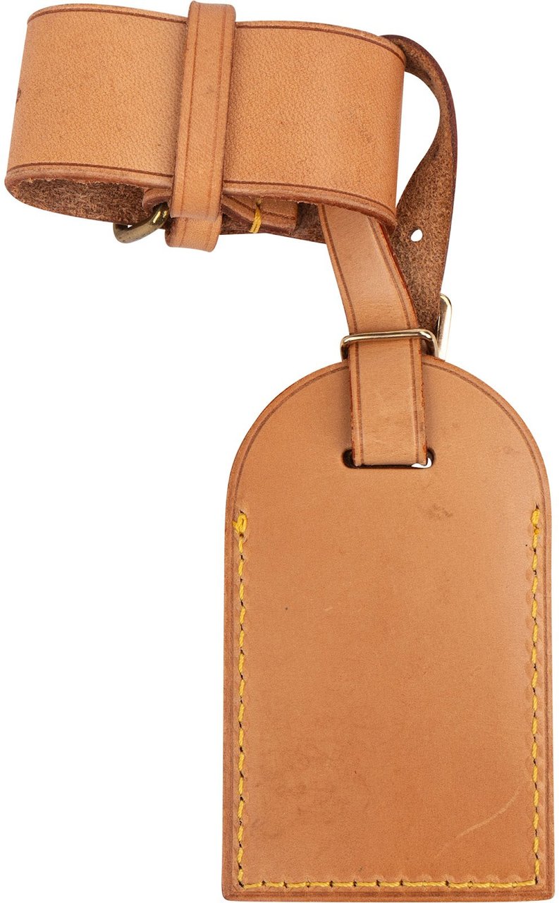 Louis Vuitton Louis Vuitton Vachetta Leather Luggage Tag Set Bruin