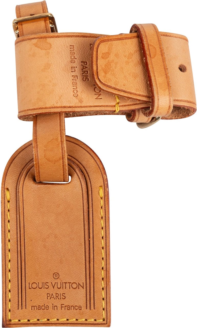 Louis Vuitton Louis Vuitton Vachetta Leather Luggage Tag Set Bruin