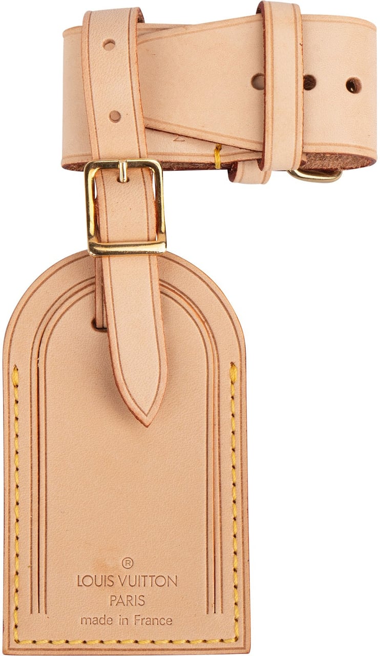 Louis Vuitton Louis Vuitton Vachetta Leather Luggage Tag Set Divers