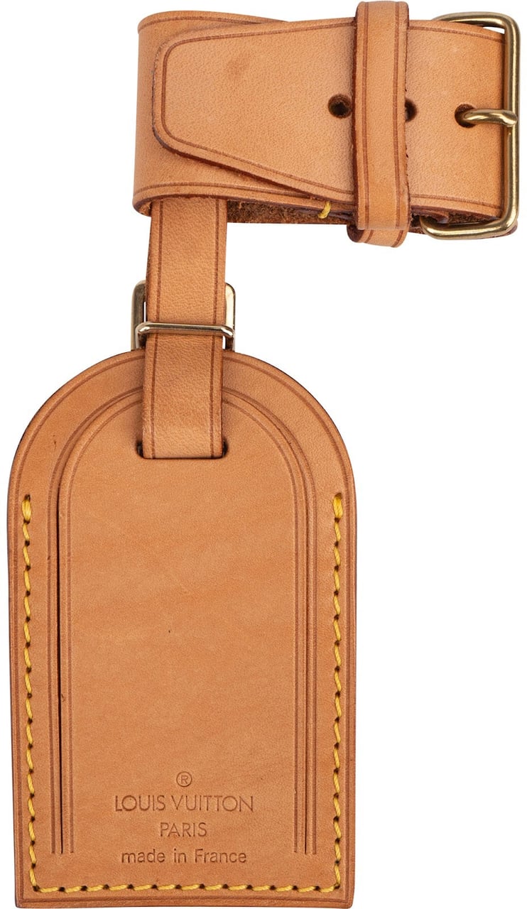Louis Vuitton Louis Vuitton Vachetta Leather Luggage Tag Set Bruin