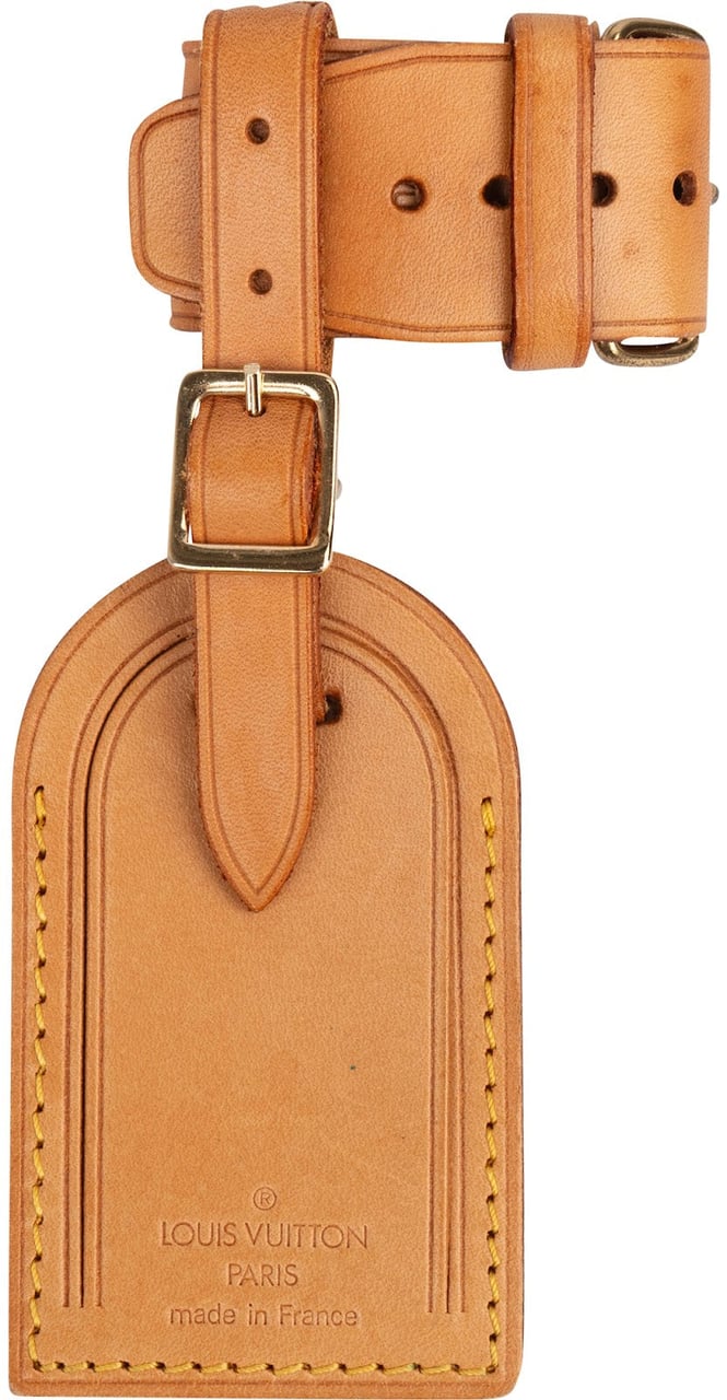 Louis Vuitton Louis Vuitton Vachetta Leather Luggage Tag Set Bruin