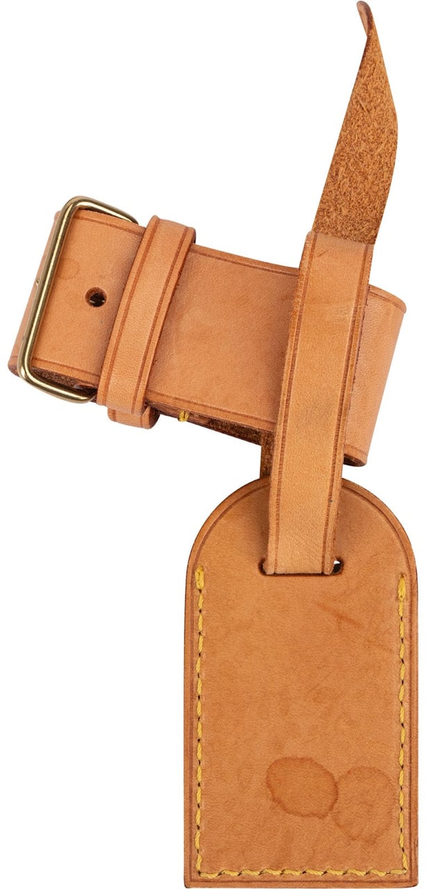 Louis Vuitton Vachetta Leather Luggage Tag Set Bruin