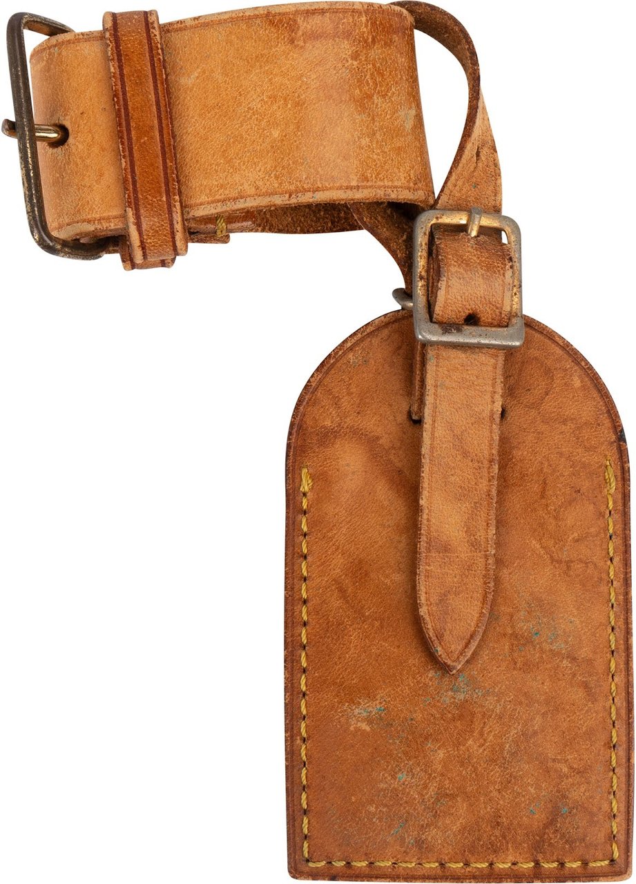 Louis Vuitton Vachetta Leather Luggage Tag Set Bruin