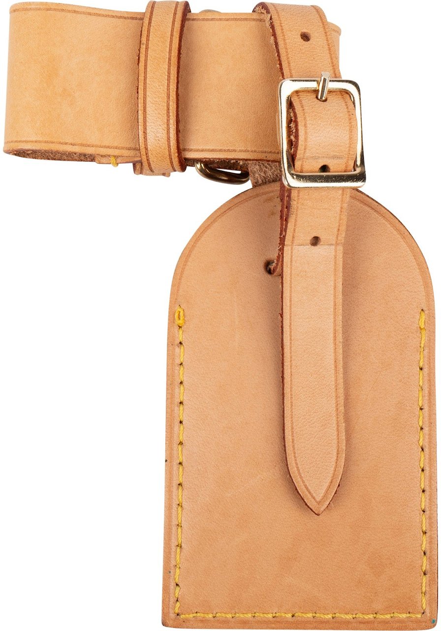 Louis Vuitton Louis Vuitton Vachetta Leather Luggage Tag Set Bruin