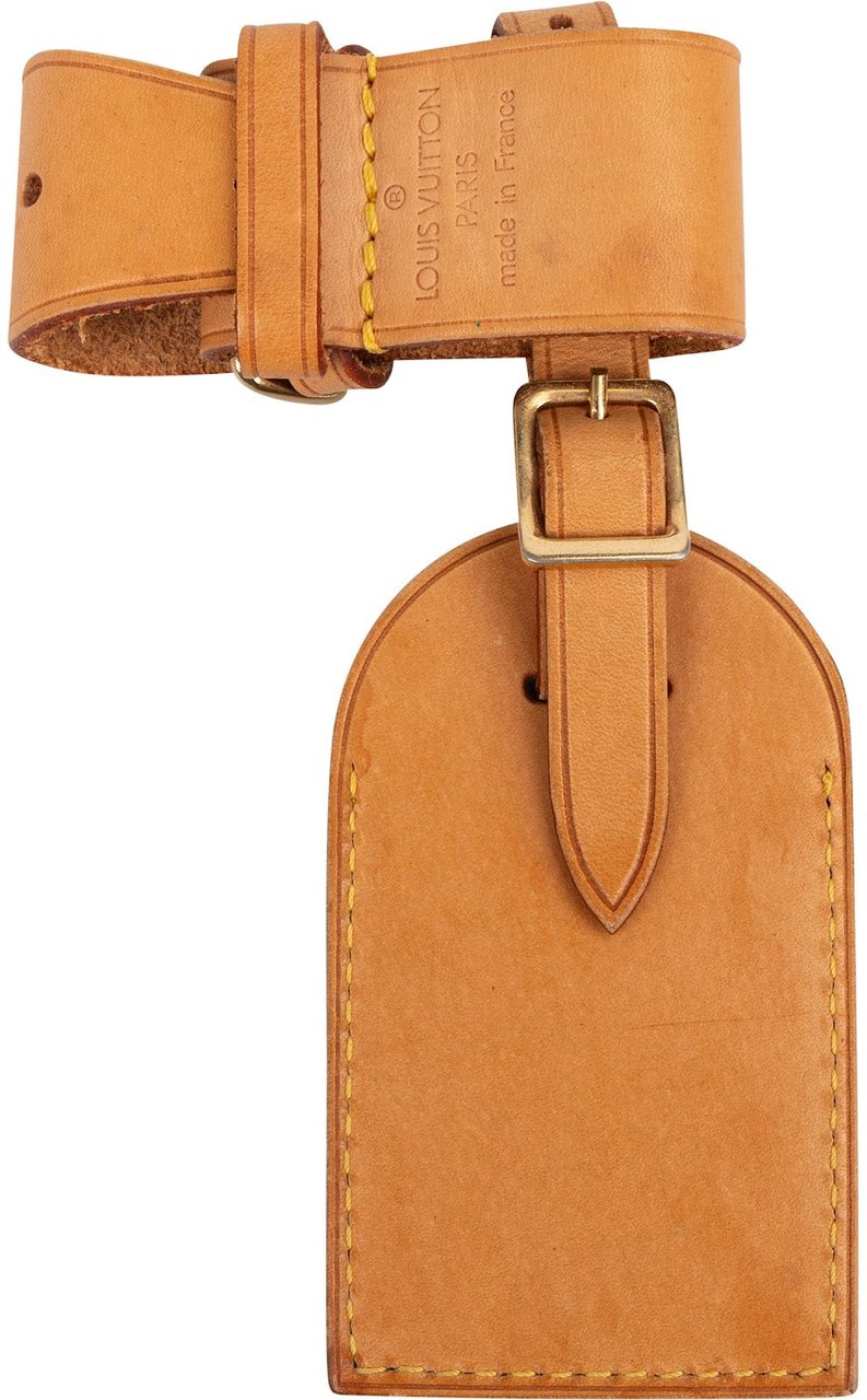 Louis Vuitton Louis Vuitton Vachetta Leather Luggage Tag Set Divers