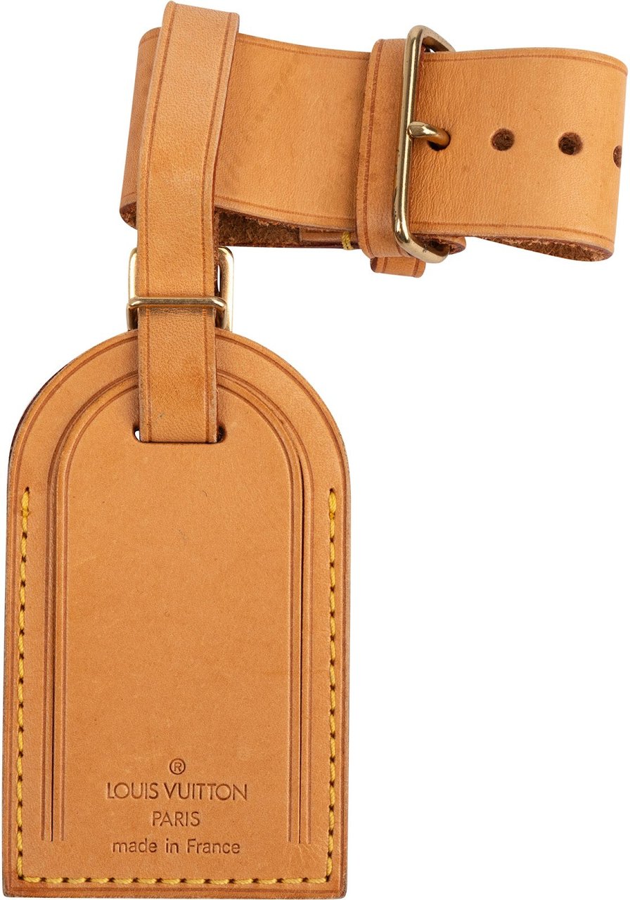 Louis Vuitton Louis Vuitton Vachetta Leather Luggage Tag Set Divers
