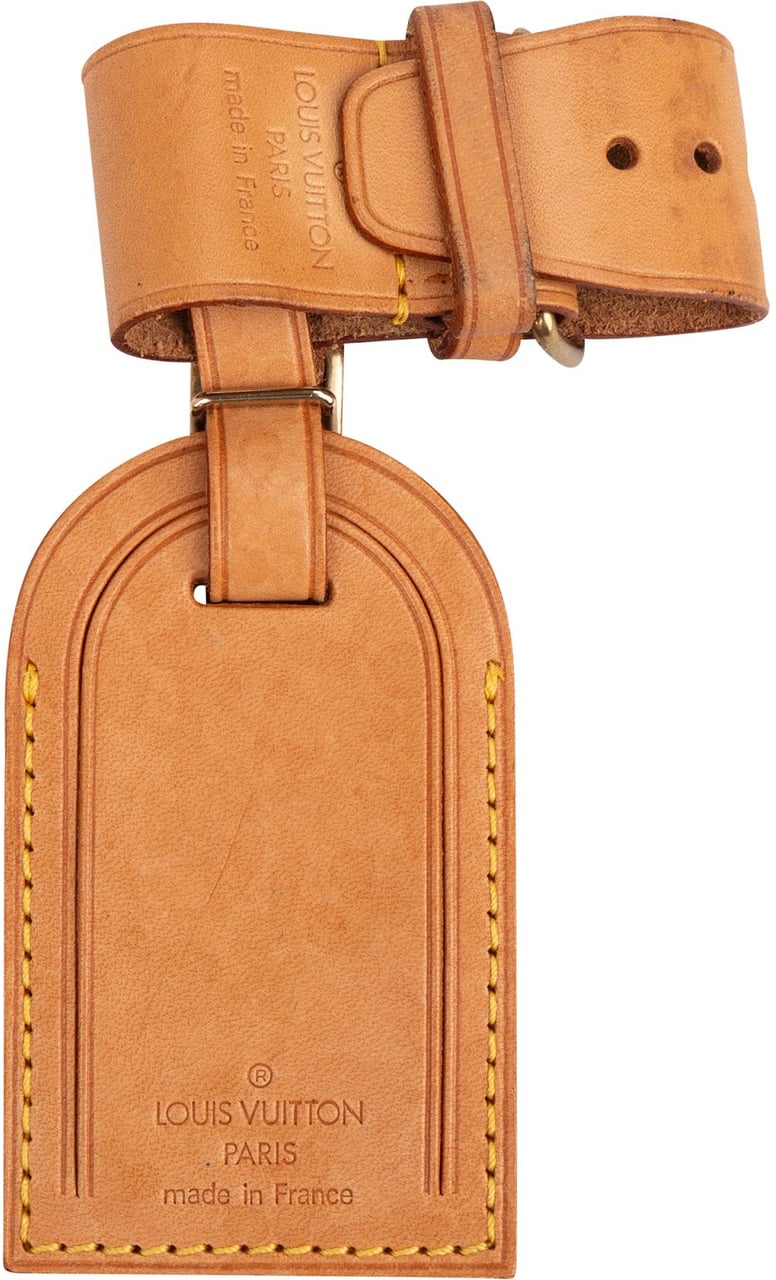 Louis Vuitton Louis Vuitton Vachetta Leather Luggage Tag Set Bruin
