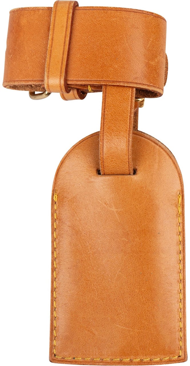 Louis Vuitton Louis Vuitton Vachetta Leather Luggage Tag Set Bruin