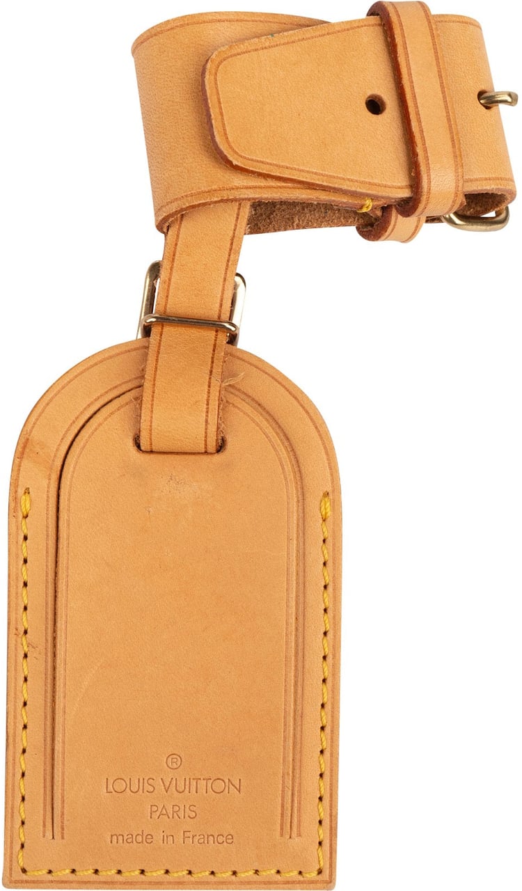 Louis Vuitton Louis Vuitton Vachetta Leather Luggage Tag Set Bruin