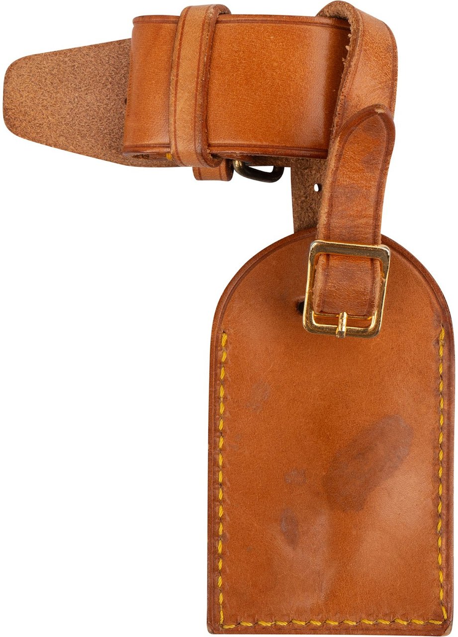 Louis Vuitton Louis Vuitton Vachetta Leather Luggage Tag Set Bruin