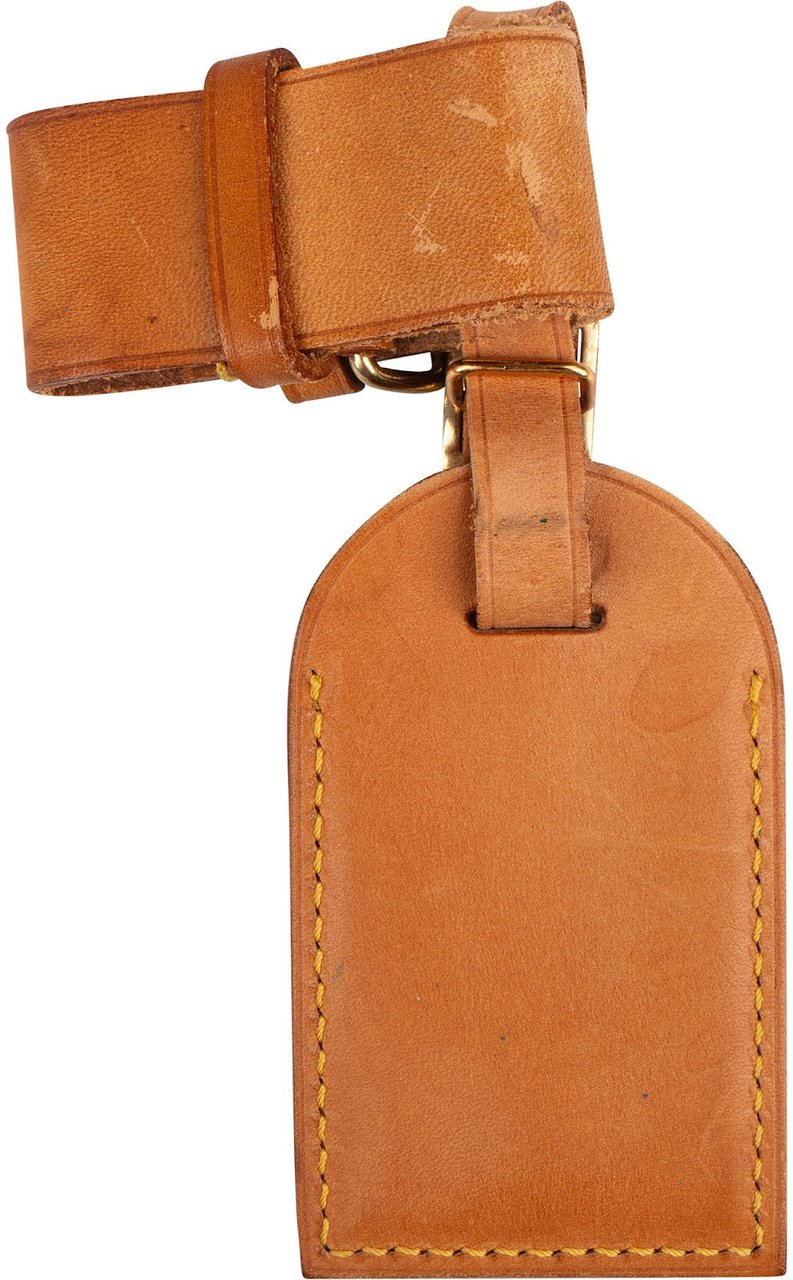 Louis Vuitton Louis Vuitton Vachetta Leather Luggage Tag Set Bruin