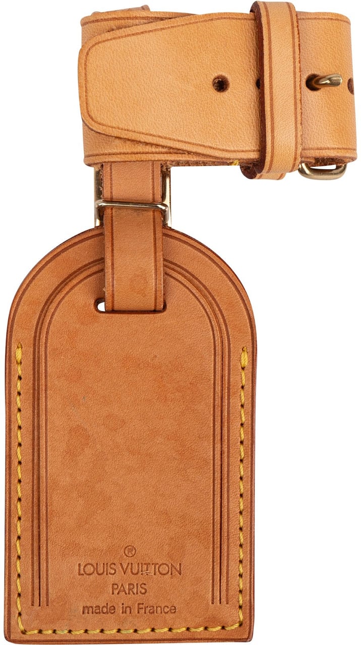 Louis Vuitton Louis Vuitton Vachetta Leather Luggage Tag Set Bruin