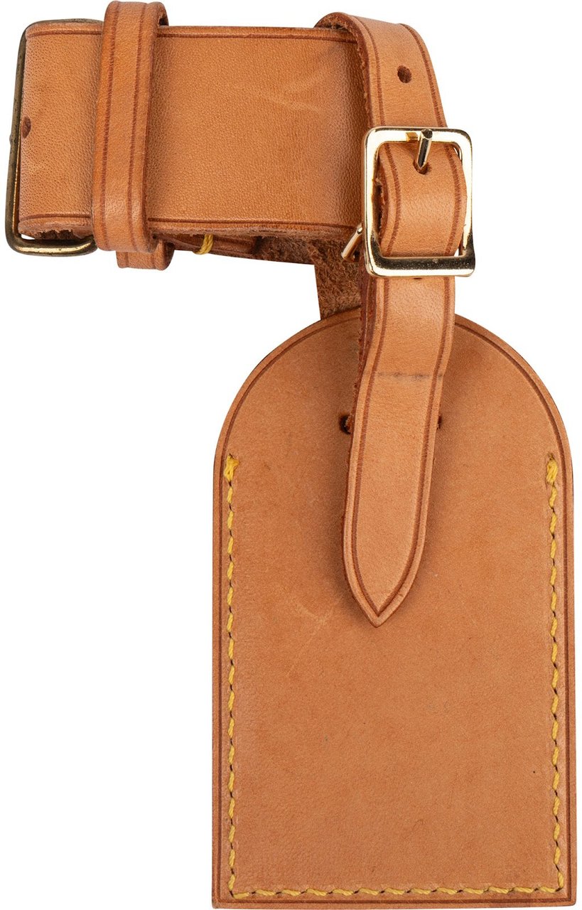 Louis Vuitton Louis Vuitton Vachetta Leather Luggage Tag Set Bruin