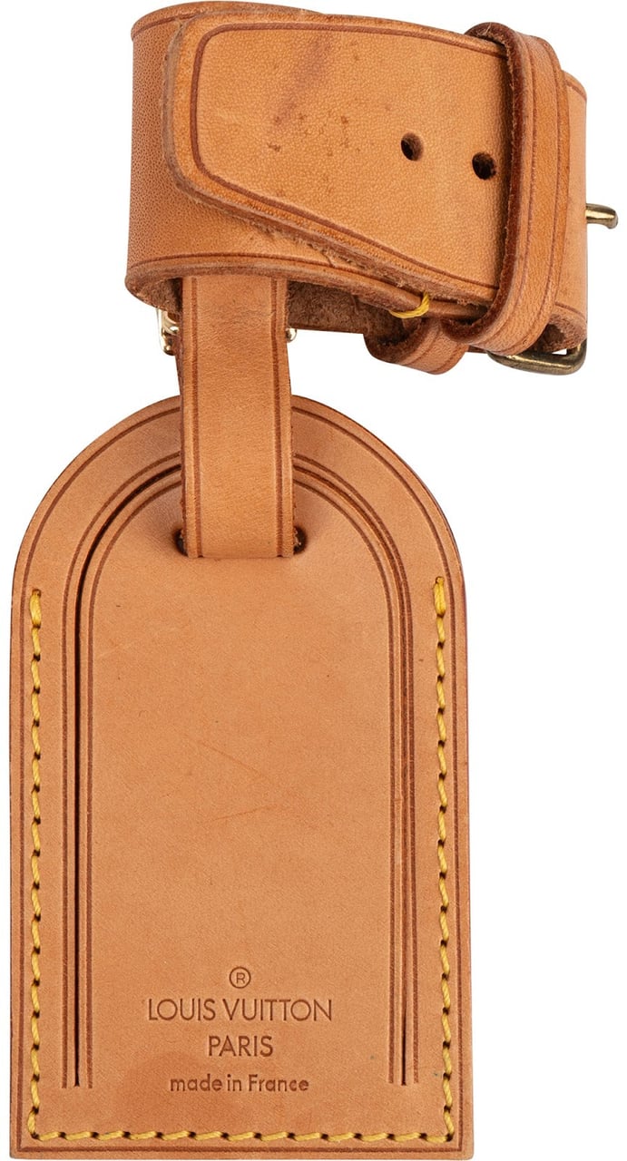 Louis Vuitton Louis Vuitton Vachetta Leather Luggage Tag Set Bruin