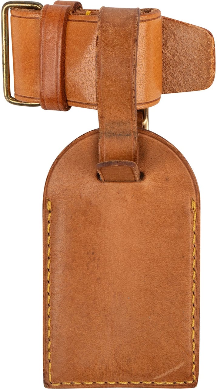 Louis Vuitton Louis Vuitton Vachetta Leather Luggage Tag Set Bruin