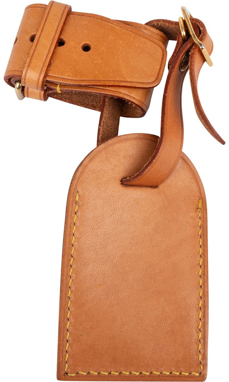 Louis Vuitton Louis Vuitton Vachetta Leather Luggage Tag Set Bruin