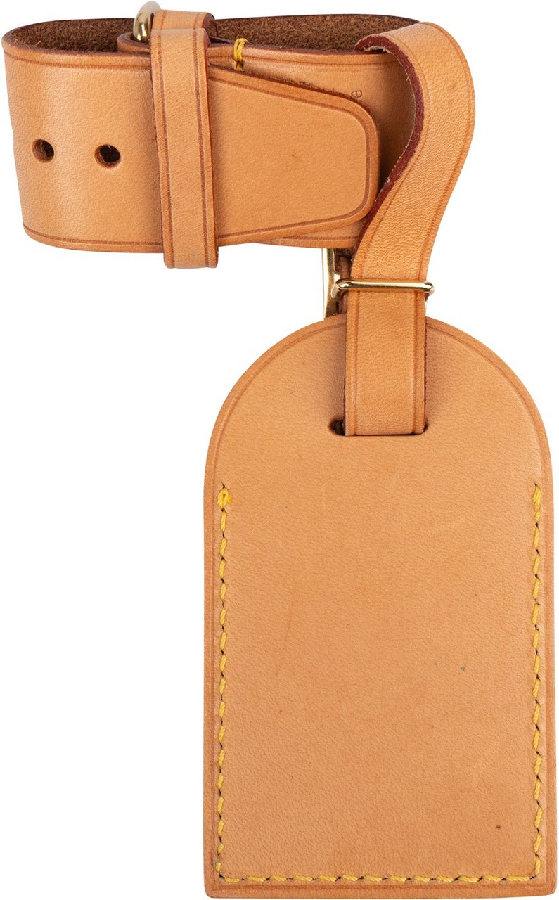 Louis Vuitton Louis Vuitton Vachetta Leather Luggage Tag Set Bruin